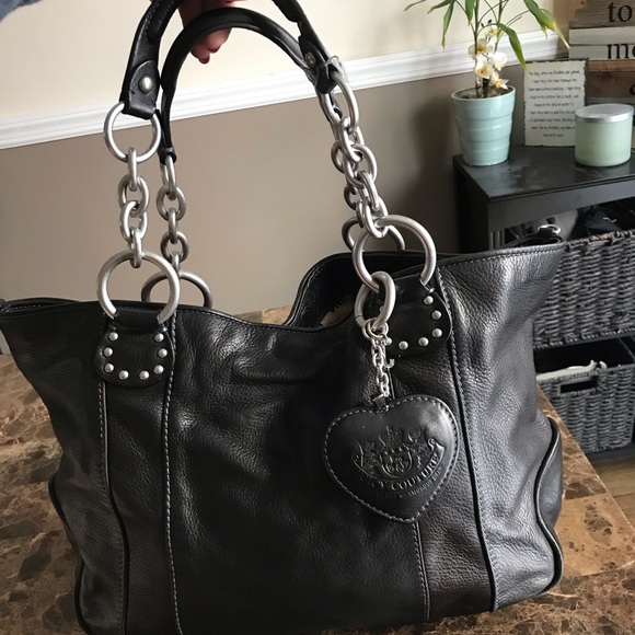 Juicy Couture Handbags - Juicy Couture brown leather duffle